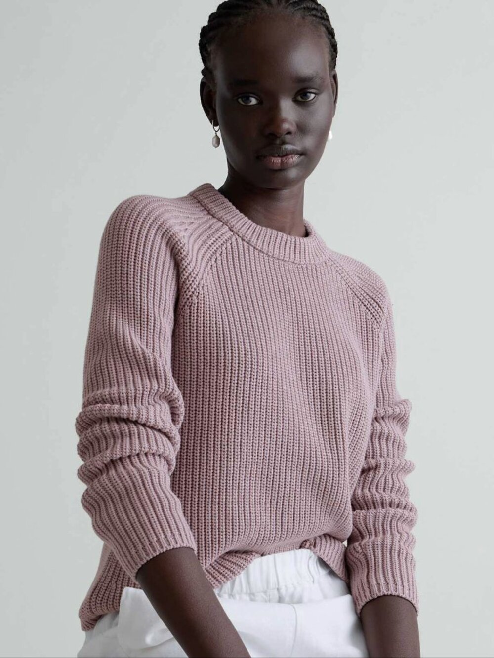 Quince Organic Cotton Fisherman Sweater
